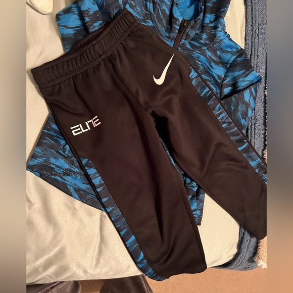 Nike basketball Elite blue and black hooded jacket and pants set toddler 2T EUC - Picture 14 of 16